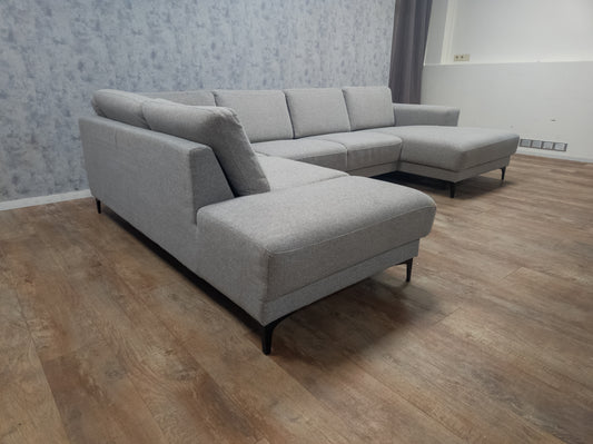 Zeer Mooi Groot Grijs U Bankstel