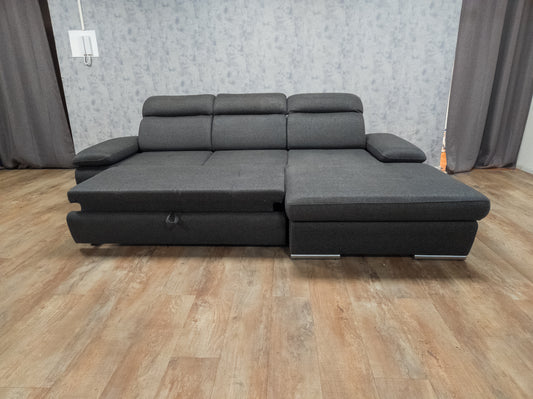 Zeer Mooi Antraciet Multifunctionele Hoekbank