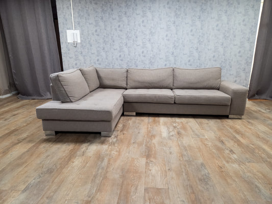 Zeer Mooi Licht TAUPE Hoekbank