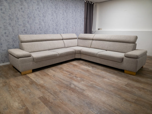 Zeer Mooie Beige Hoekbank