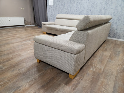 Zeer Mooie Beige Hoekbank