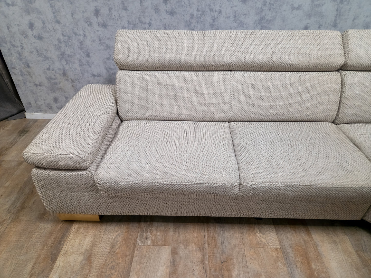 Zeer Mooie Beige Hoekbank