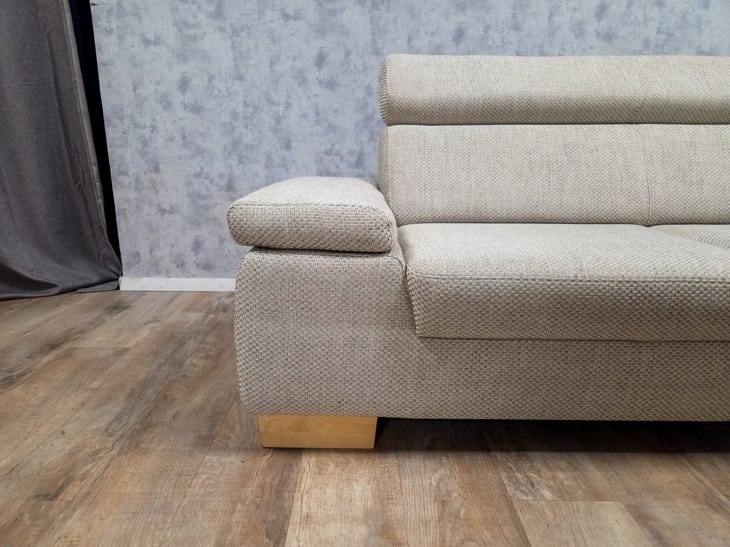 Zeer Mooie Beige Hoekbank