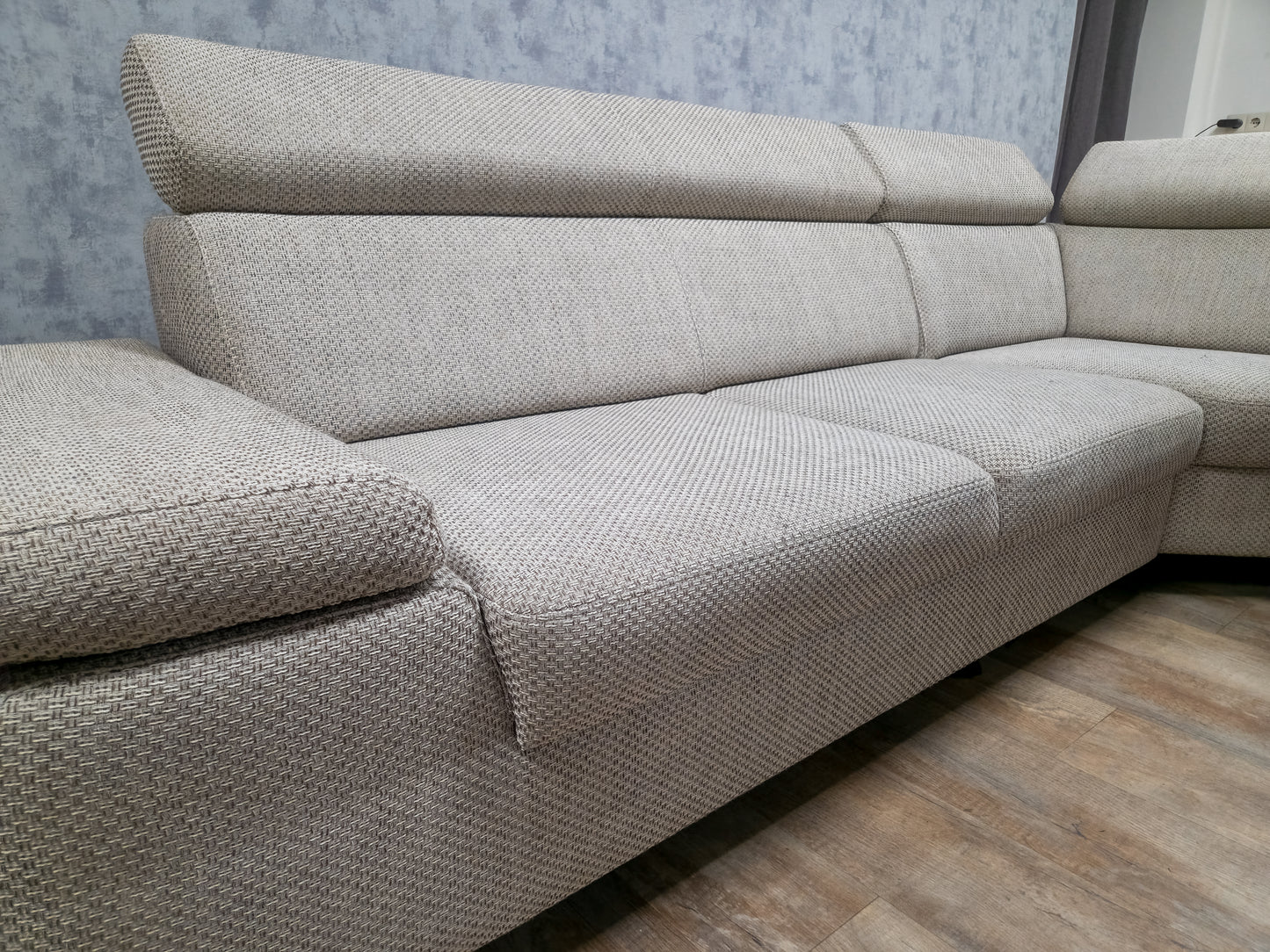 Zeer Mooie Beige Hoekbank