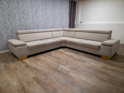 Zeer Mooie Beige Hoekbank