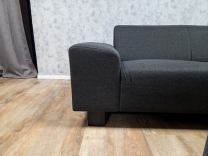 Mooi Antraciet Hoekbank met Hocker