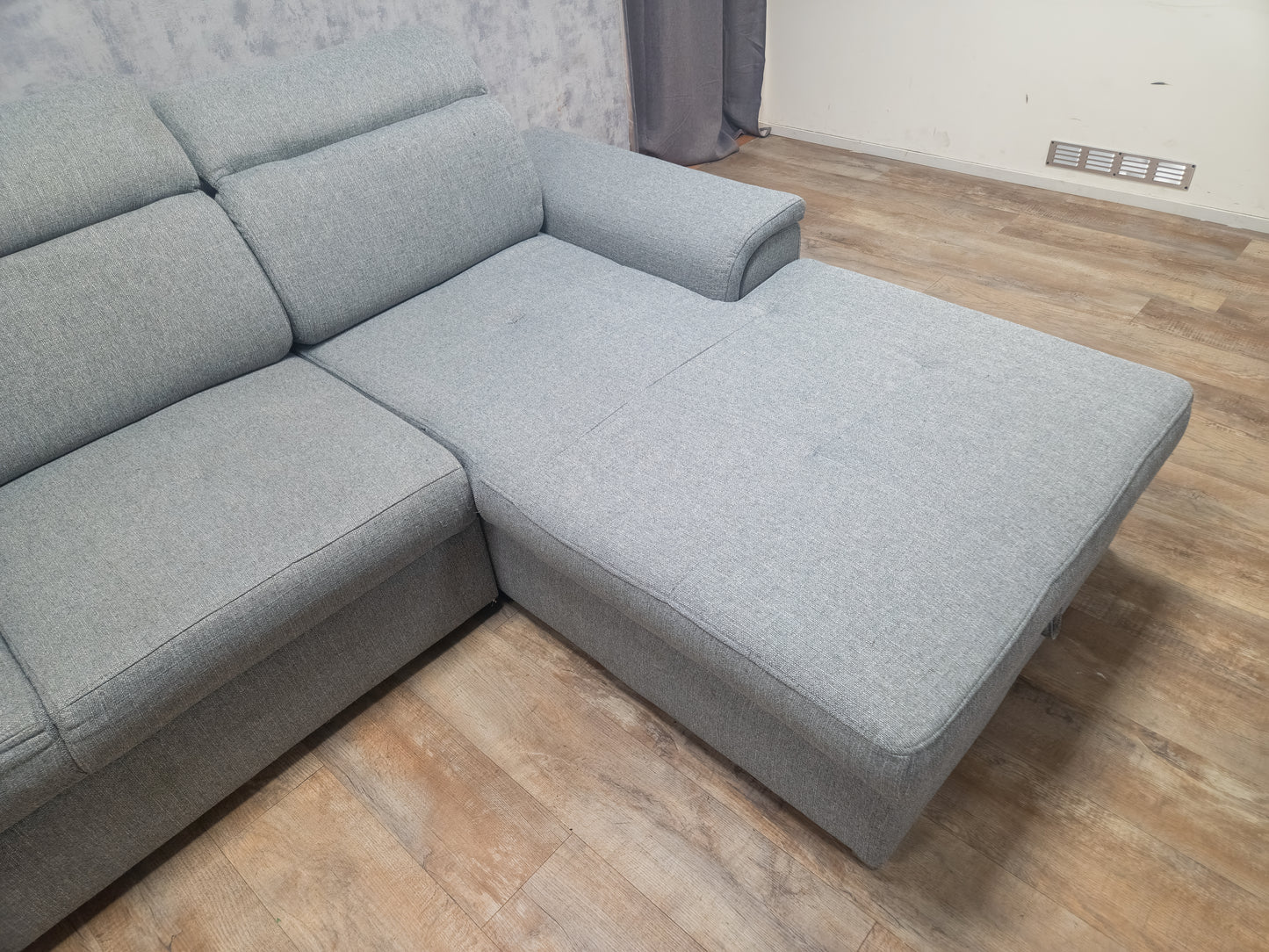 MOOI GRIJS MULTIFUNCTIONELE HOEKBANK