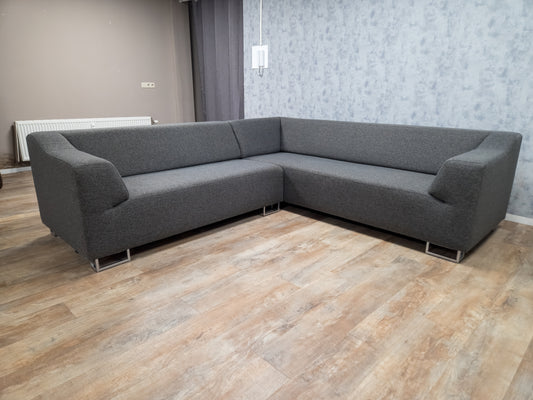 Zeer Mooi Modern Antraciet Hoekbank van MONTEL