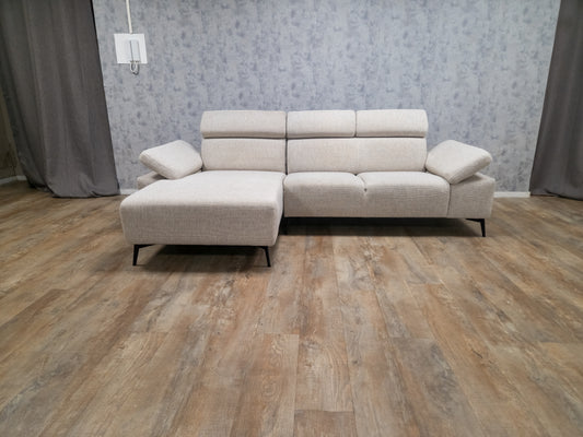 ZGAN Beige Gemeleerd Hoekbank