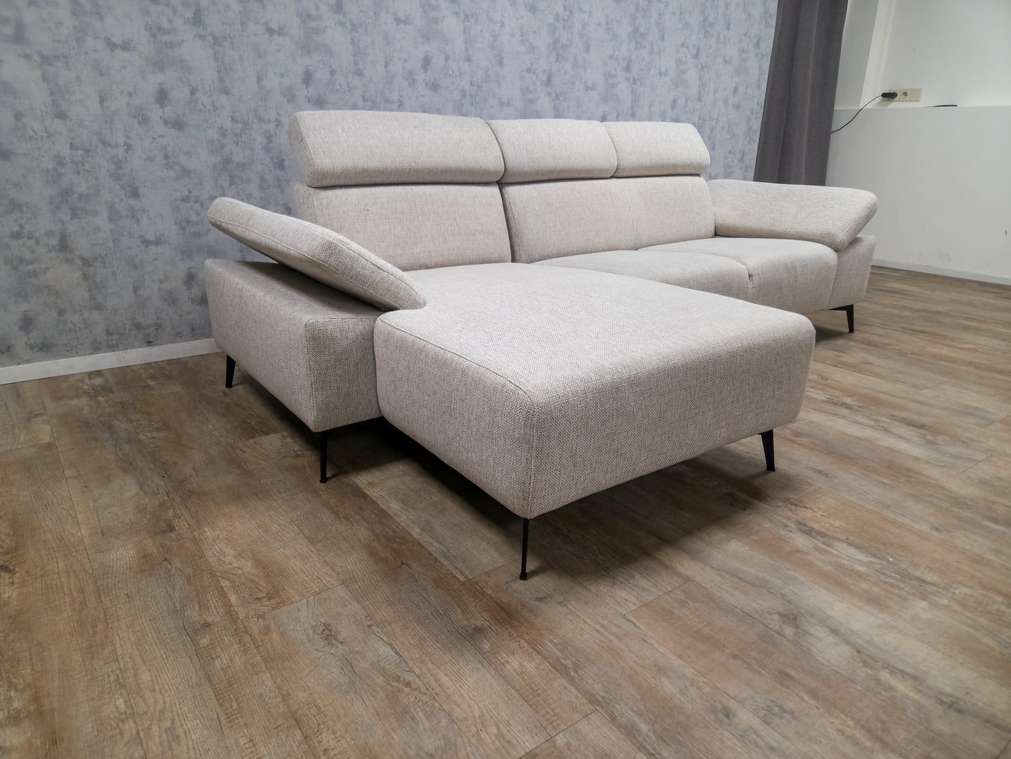 ZGAN Beige Gemeleerd Hoekbank