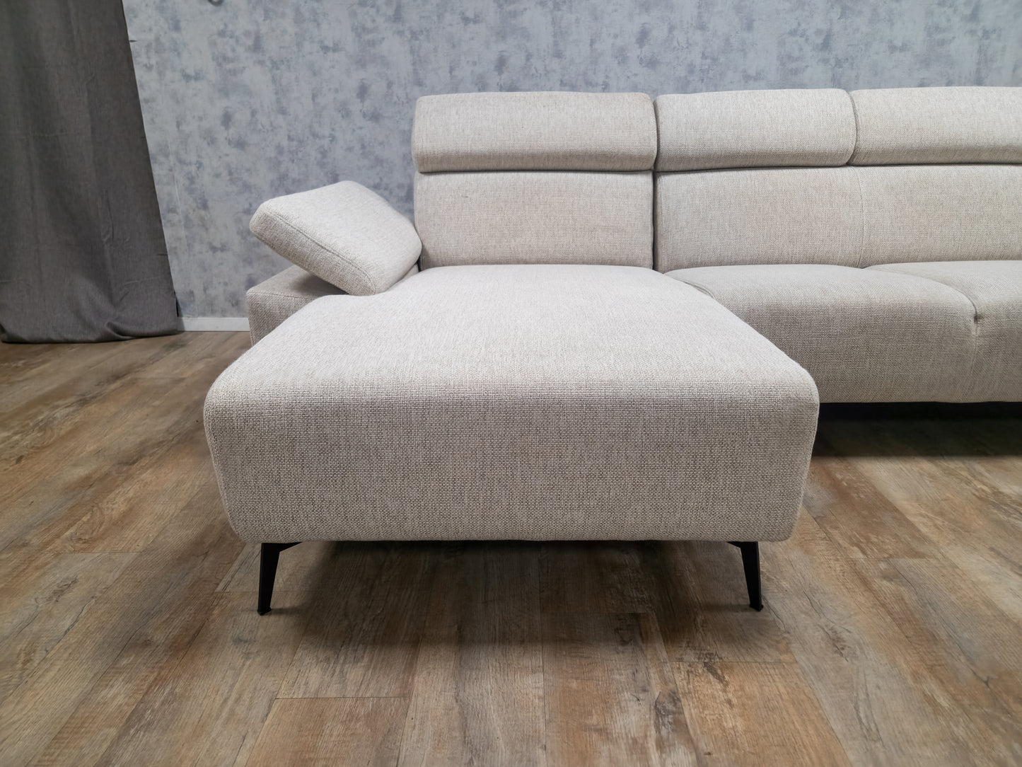 ZGAN Beige Gemeleerd Hoekbank