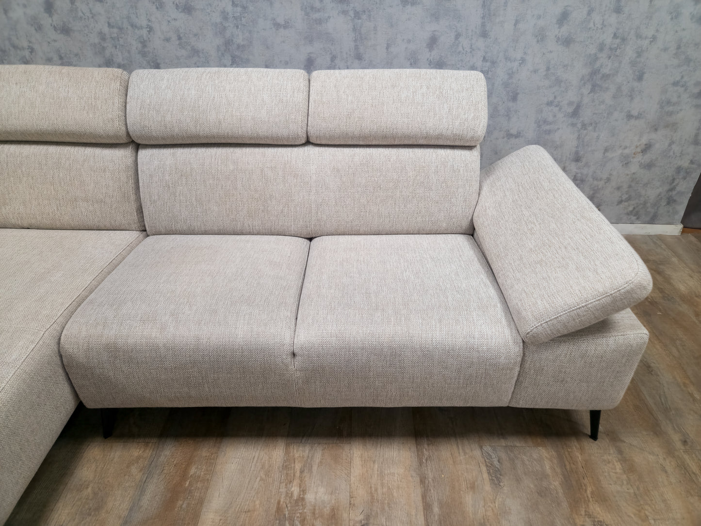 ZGAN Beige Gemeleerd Hoekbank