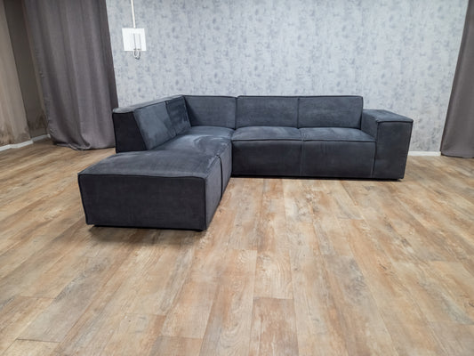 ZGAN Modern Antraciet Hoekbank