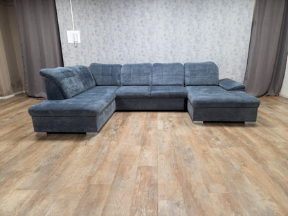 Mooi GrijsBlauwe Multifunctionele U Bankstel