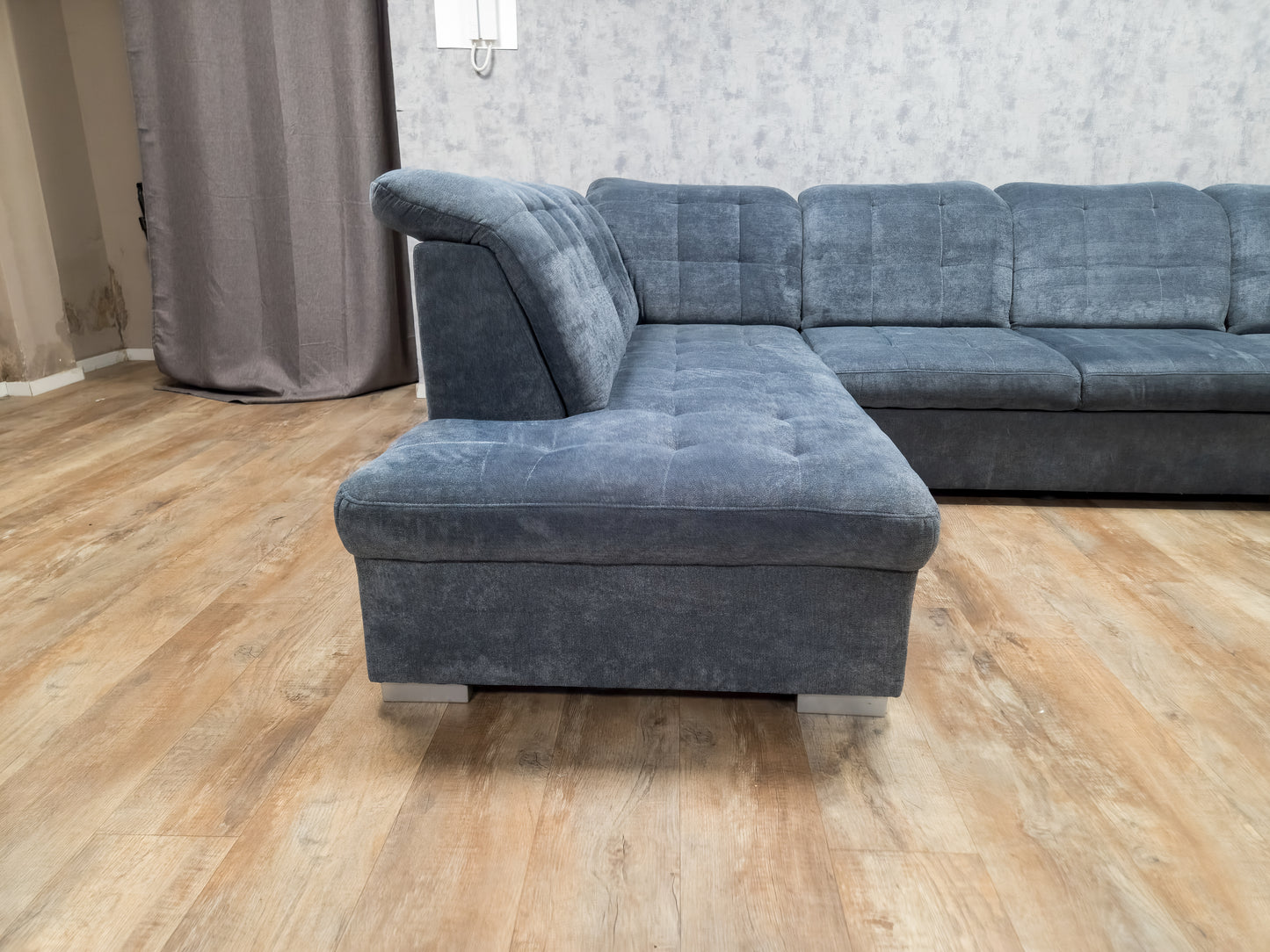 Mooi GrijsBlauwe Multifunctionele U Bankstel