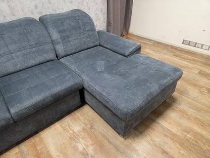 Mooi GrijsBlauwe Multifunctionele U Bankstel