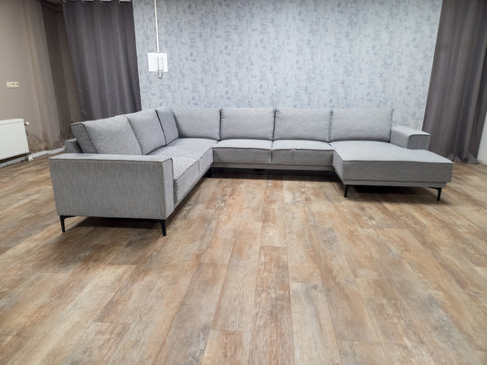 ZGAN Groot Grijs U Bankstel