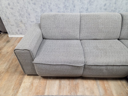 Mooi Grijs Hoekbank met Hocker