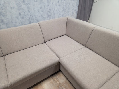 Prachtig Taupe Kleur Hoekbank