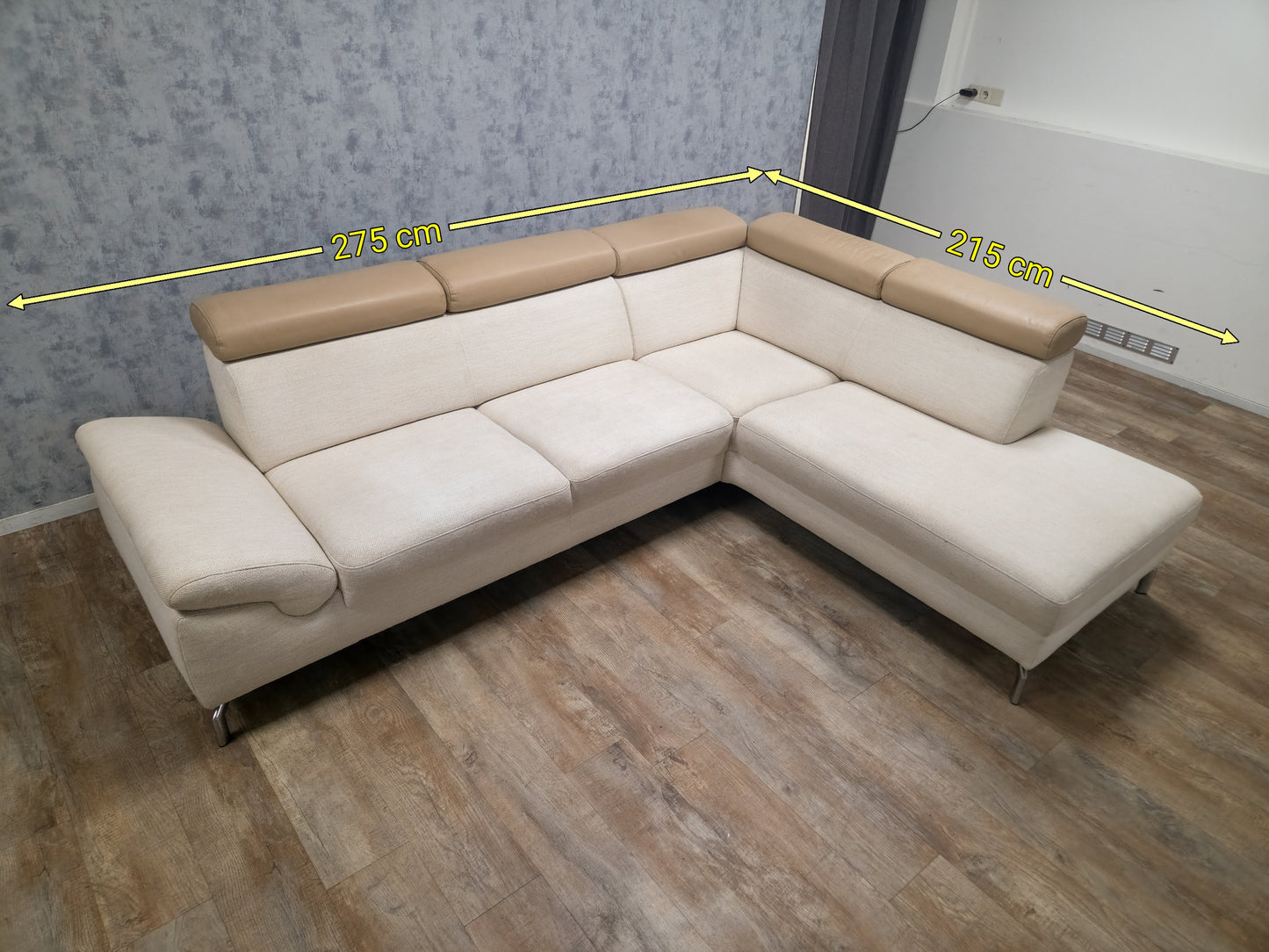 Mooi Beige MONTEL HOEKBANK