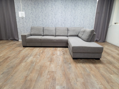 Zeer Mooi Groot Grijs Hoekbank