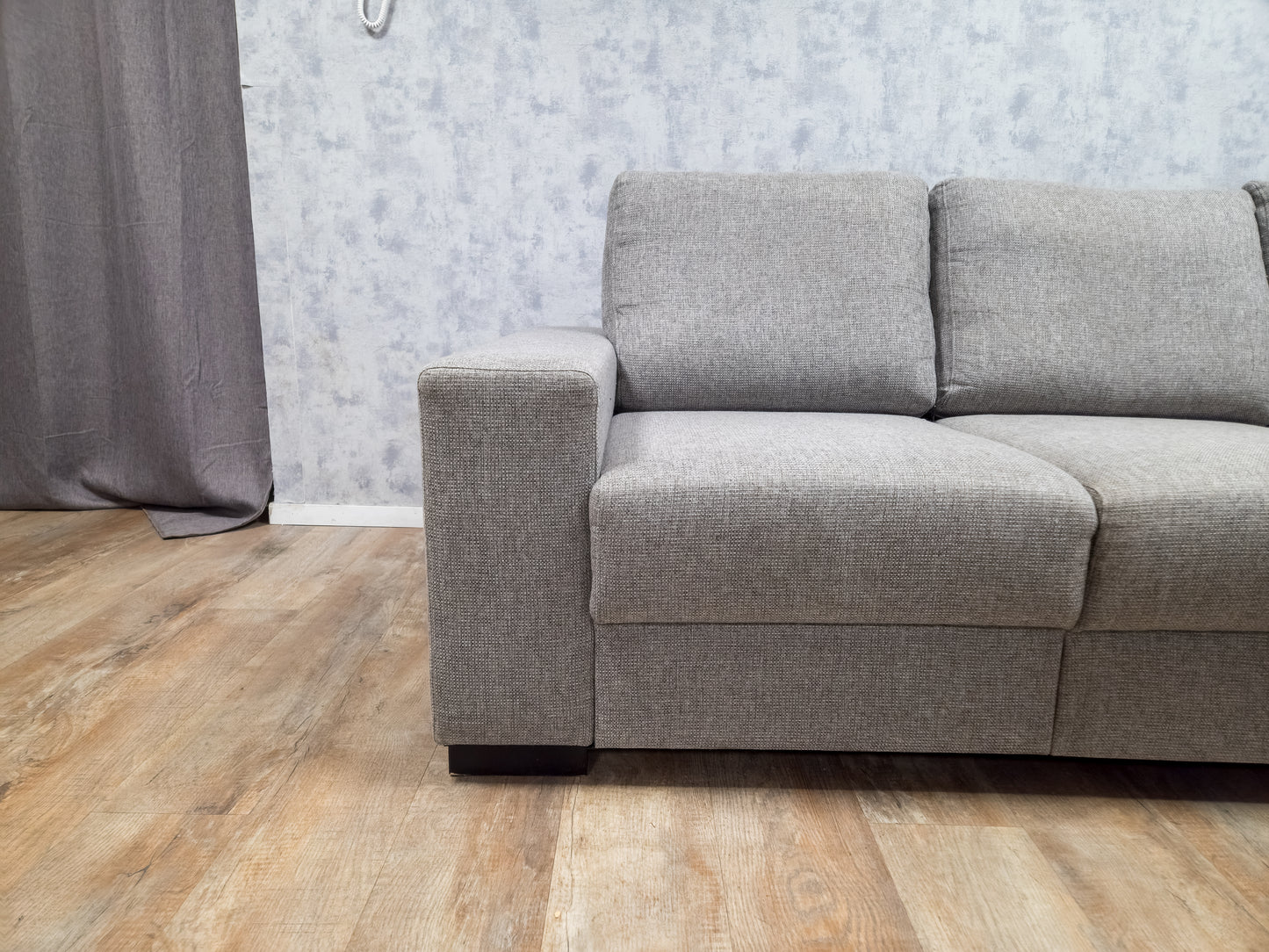 Zeer Mooi Groot Grijs Hoekbank