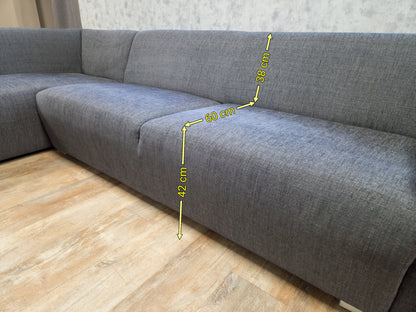 Mooi Groot Antraciet Hoekbank van MONTEL