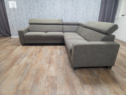 Mooi Taupe Grijs Hoekbank