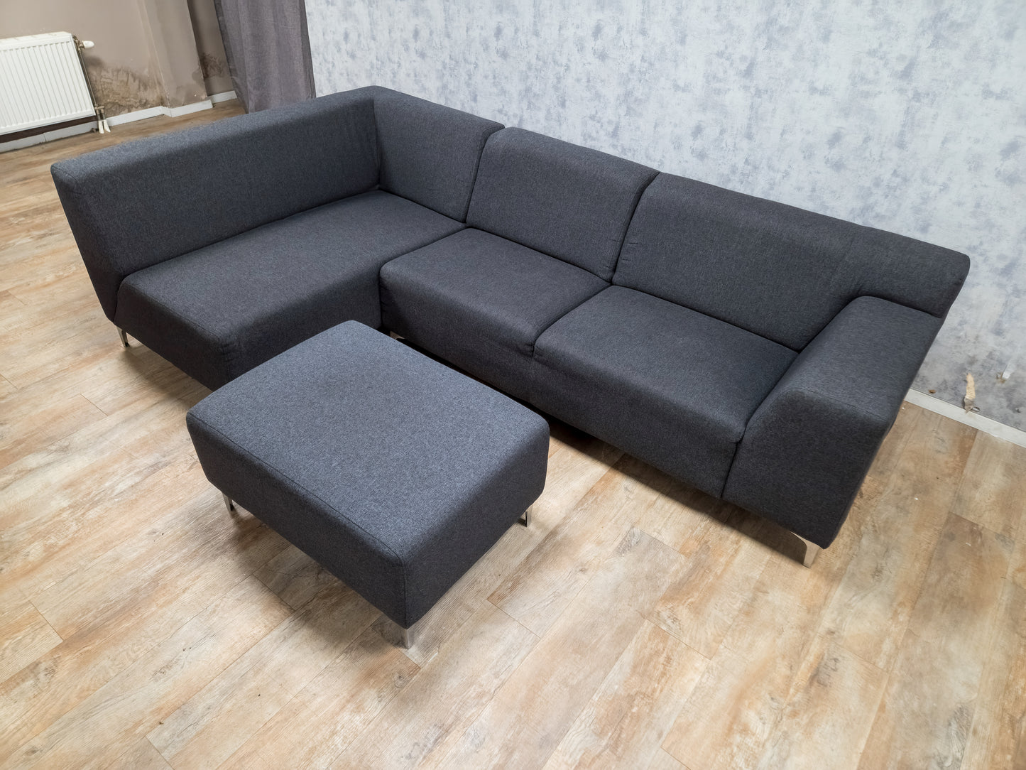 Z.G.A.N Antraciet Hoekbank