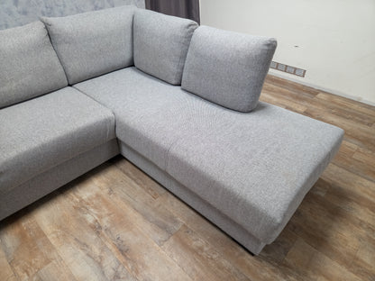 Zeer Mooi Groot Grijs U Bankstel