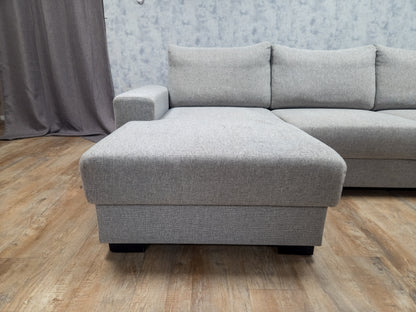 Zeer Mooi Groot Grijs U Bankstel