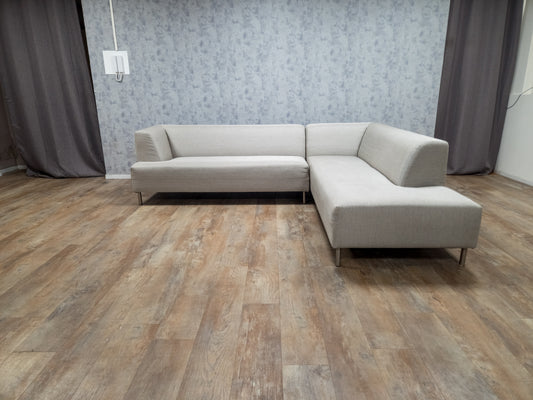 Licht Beige Hoekbank - 2e Hands