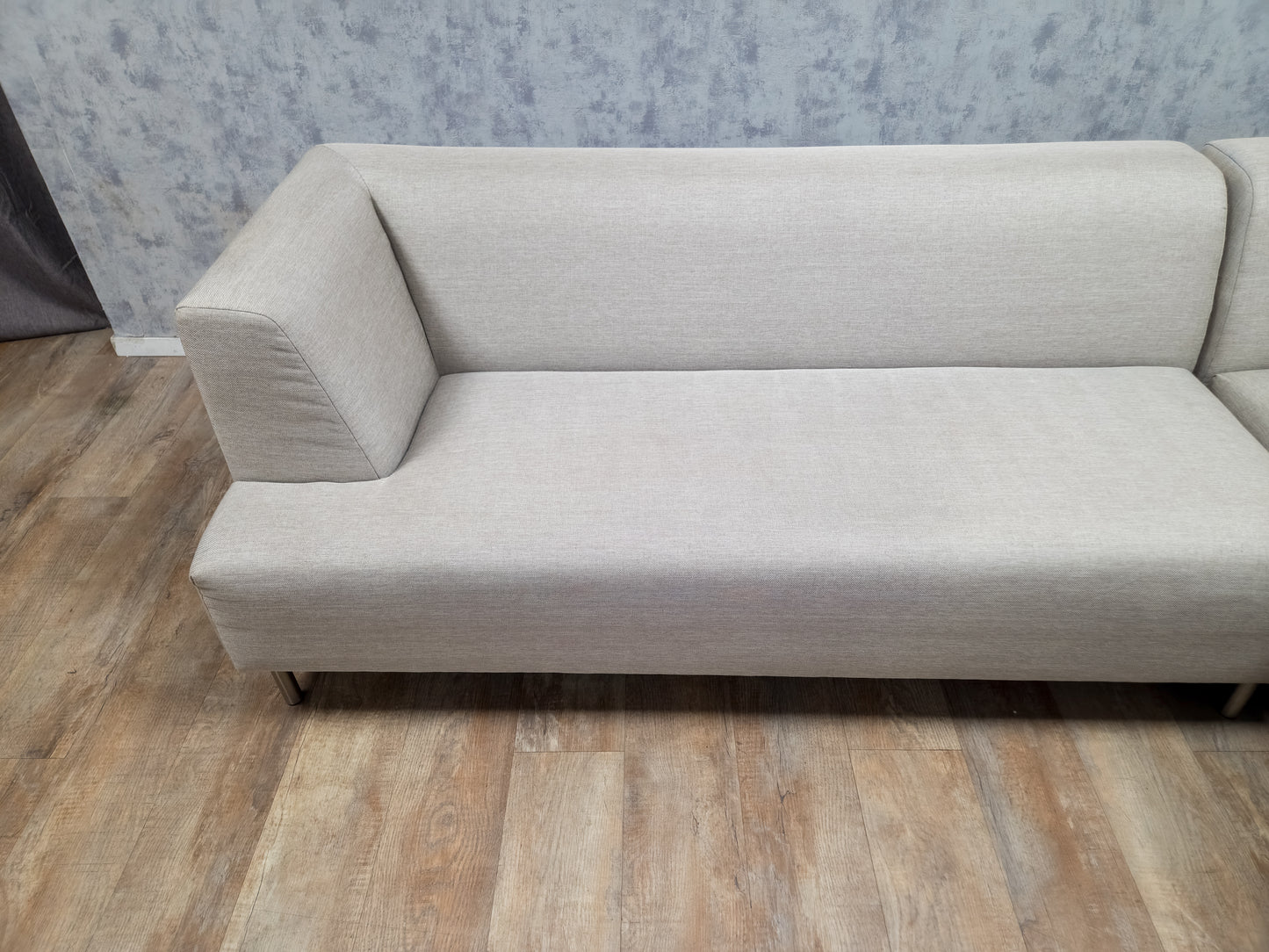 Licht Beige Hoekbank - 2e Hands