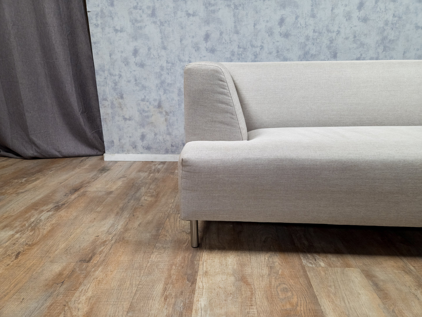 Licht Beige Hoekbank - 2e Hands