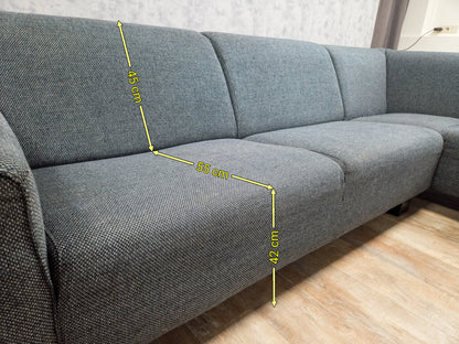 Mooi Antraciet Hoekbank