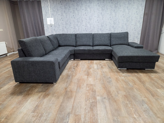 Zeer Mooi Groot Antraciet U Bankstel