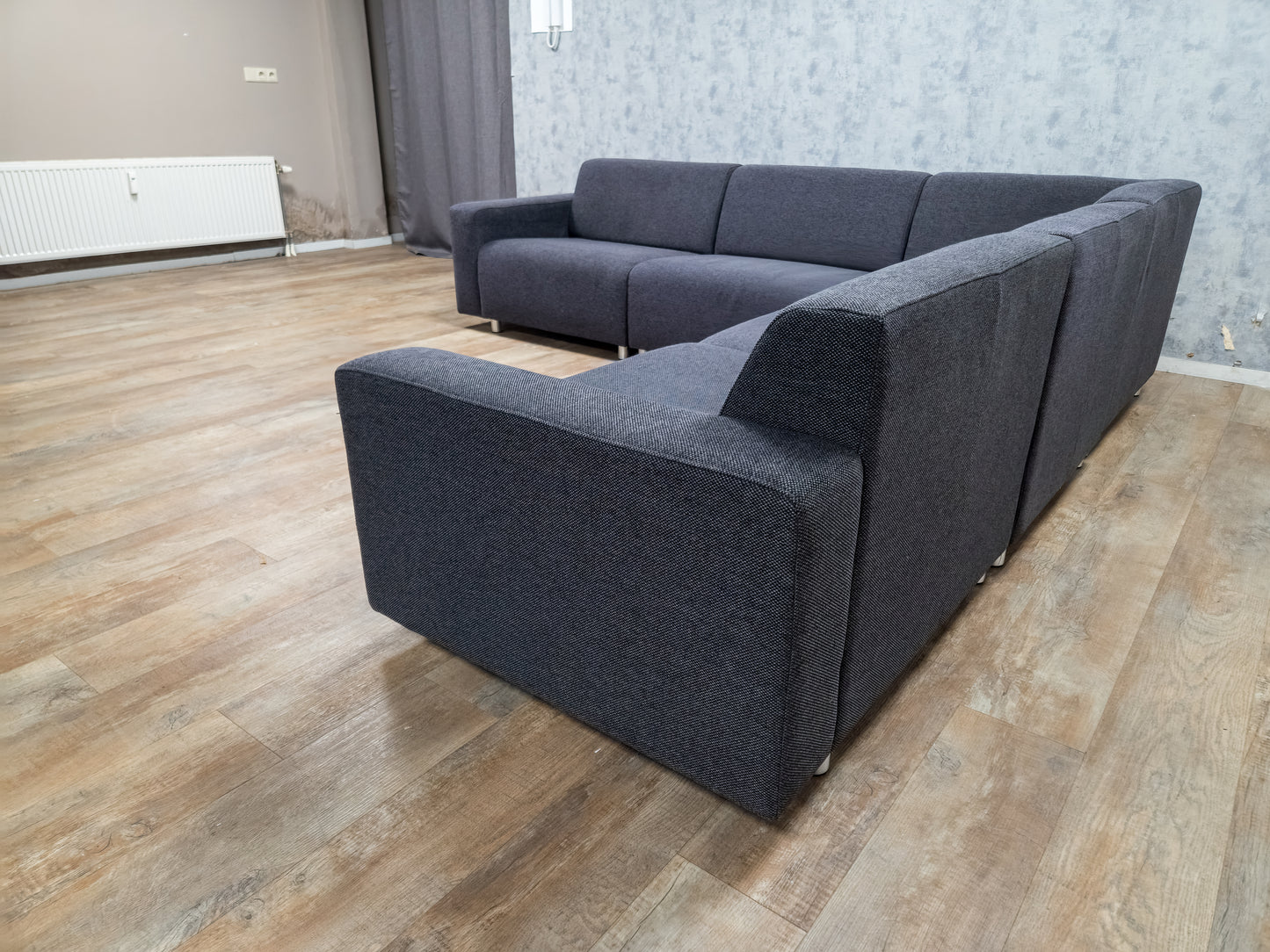 Zeer Mooi Groot Antraciet Hoekbank