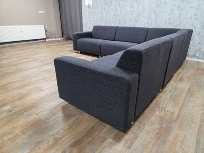 Zeer Mooi Groot Antraciet Hoekbank