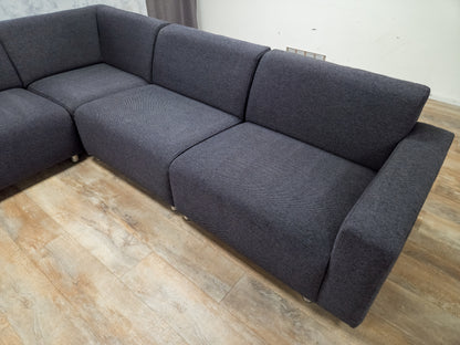 Zeer Mooi Groot Antraciet Hoekbank