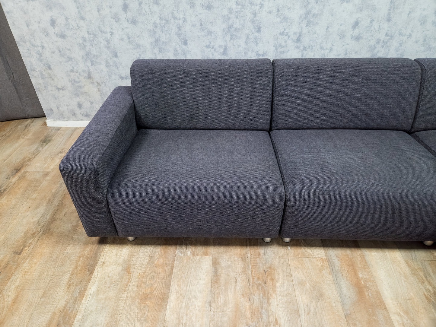 Zeer Mooi Groot Antraciet Hoekbank