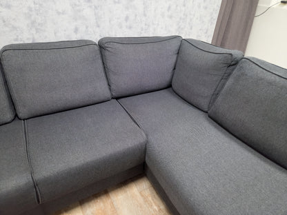 Antraciet Rechter Hoekbank van WOOD - 2e Hands