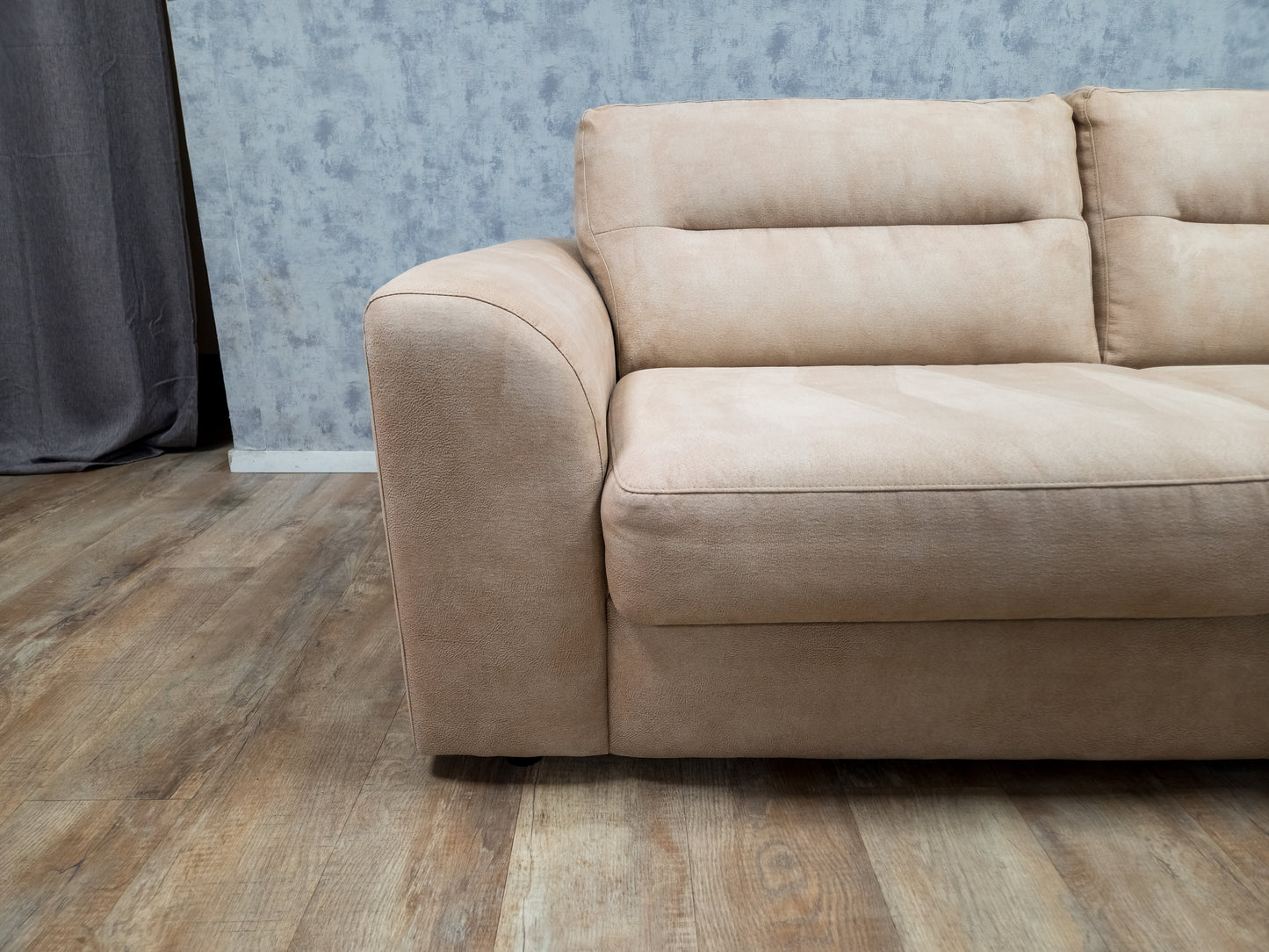Beige Hoekbank met Luxe Zitcomfort