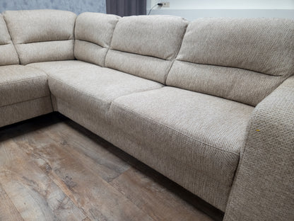 Grote Beige Hoekbank – Luxe Comfort voor de Woonkamer