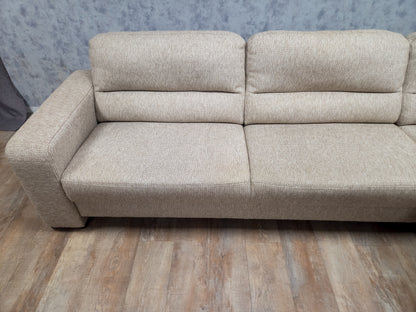 Grote Beige Hoekbank – Luxe Comfort voor de Woonkamer