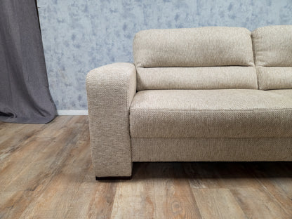 Grote Beige Hoekbank – Luxe Comfort voor de Woonkamer