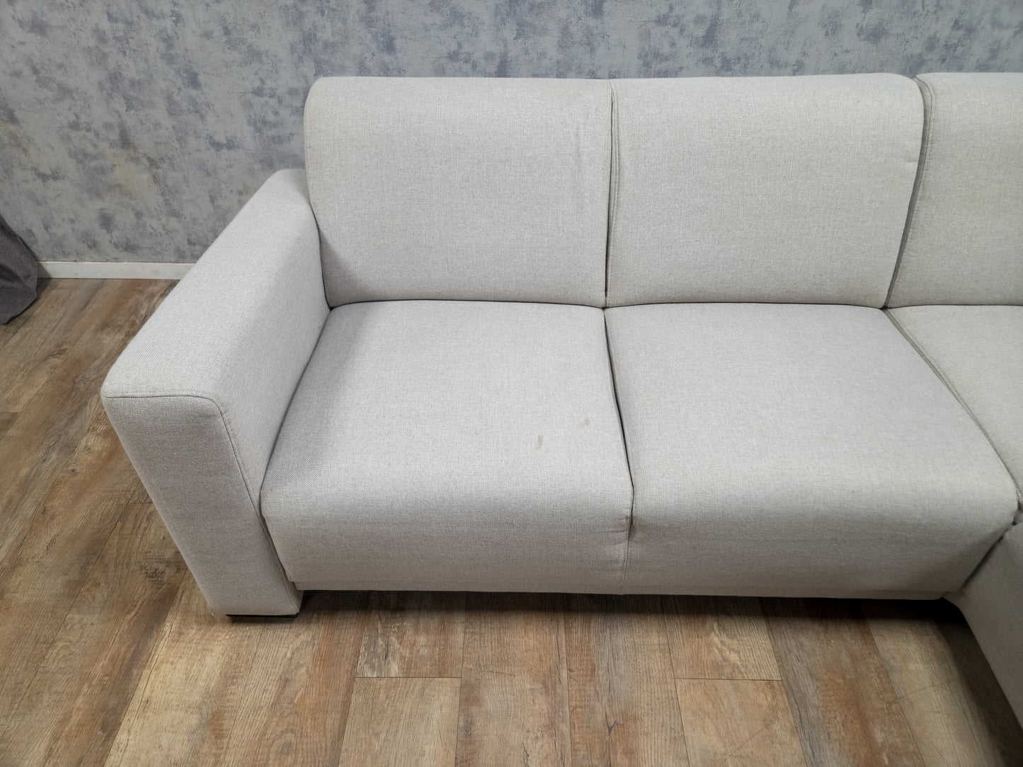 Wit HoekBank (2e Hands) – Luxe Comfort & Modern Design