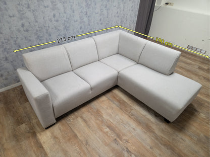 Wit HoekBank (2e Hands) – Luxe Comfort & Modern Design