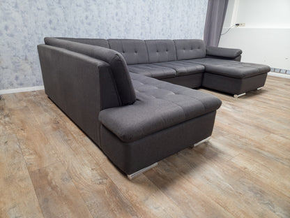 Antraciet U-Bankstel – Stijlvol, Ruim en Comfortabel