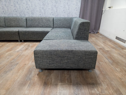 Groot Antraciet 5-Delige Hoekbank - Tijdloos Design & Comfort