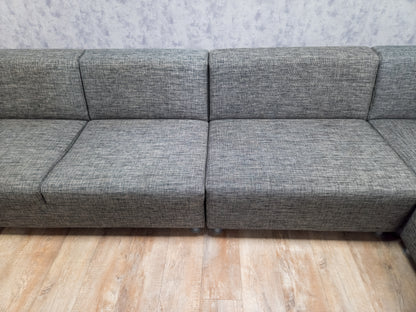 Groot Antraciet 5-Delige Hoekbank - Tijdloos Design & Comfort